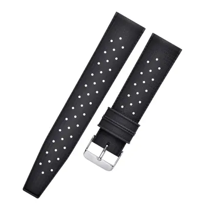 Modri paščki za uro Tissot Omega Black 22 mm