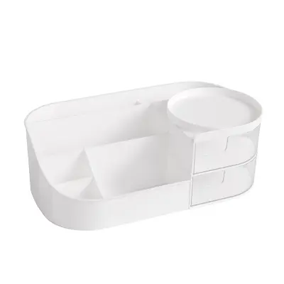Kozmetična škatla za shranjevanje - srednja (28,5x16x10,5 cm) White