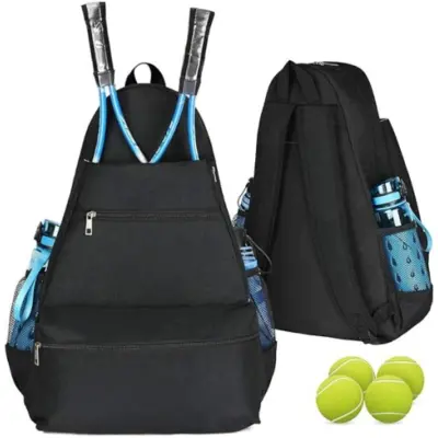 Nov športni nahrbtnik za tenis Black