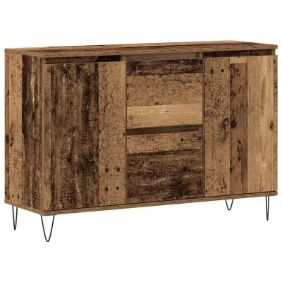 vidaXL Komoda starinski les 104x35x70 cm inženirski les