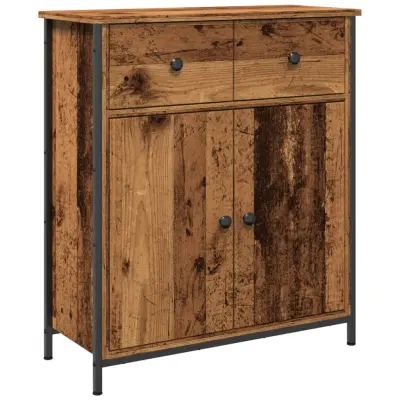 vidaXL Komoda starinski les 70x30x80 cm inženirski les