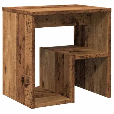 vidaXL Nočna omarica starinski les 40x30x40 cm iverna plošča