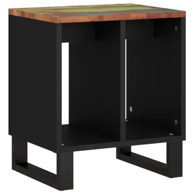 vidaXL Stranska mizica 40x31x46cm trden predelan les in inženirski les