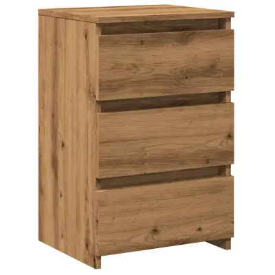 vidaXL Nočna omarica artisan hrast 40x35x62,5 cm inženirski les