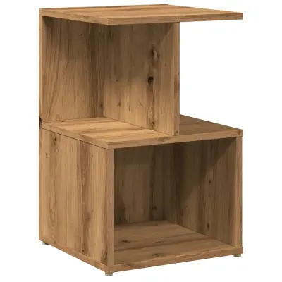 vidaXL Nočna omarica artisan hrast 35x35x55 cm inženirski les