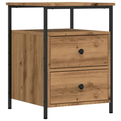 vidaXL Nočna omarica artisan hrast 44x45x60 cm inženirski les