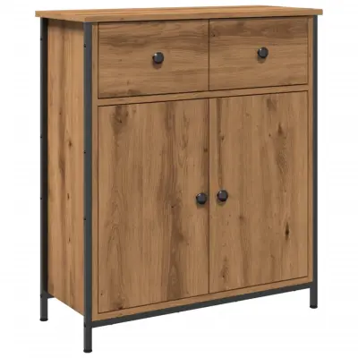 vidaXL Komoda artisan hrast 70x30x80 cm inženirski les