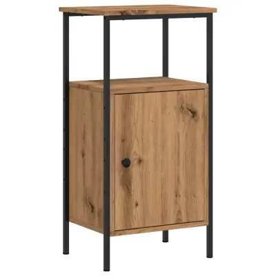 vidaXL Nočna omarica artisan hrast 41x31x80 cm inženirski les