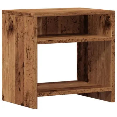 vidaXL Nočna omarica starinski les 40x30x40 cm iverna plošča