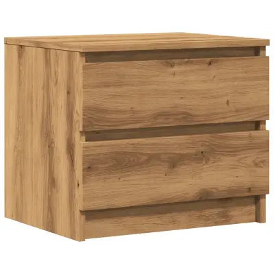 vidaXL Nočna omarica artisan hrast 50x40x43.5 cm inženirski les