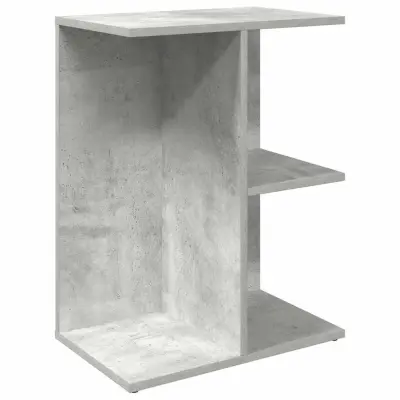 vidaXL Nočna mizica betonsko siva 46,5x29x61 cm inženirski les