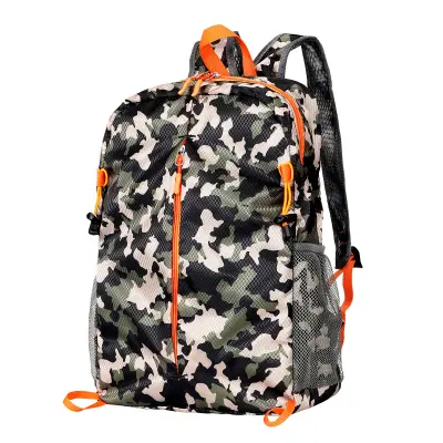 Lahek pohodniški nahrbtnik, vodoodporen zložljiv dnevni nahrbtnik Green