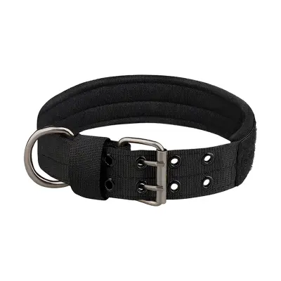 Taktična ovratnica za pse - najlon in kovinska zaponka  L