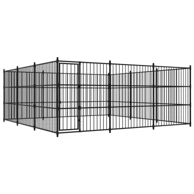 The Living Store Zunanji pasji boks 450x450x185 cm - Pasji Boks