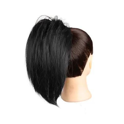 1B Pink# Sponka za podaljševanje čopa - Lasni vložek s sponko za volumen Black + Black