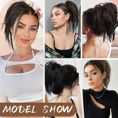 1B Pink# Sponka za podaljševanje čopa - Lasni vložek s sponko za volumen DarkBrown