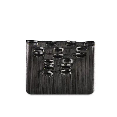 Lasni podaljški s sponkami Black