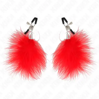 ŠČIPALKE ZA BRADAVIČKE Kink Feather Red