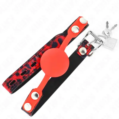 GAG Kink Silicone Ball Model 2 Red (4 cm)