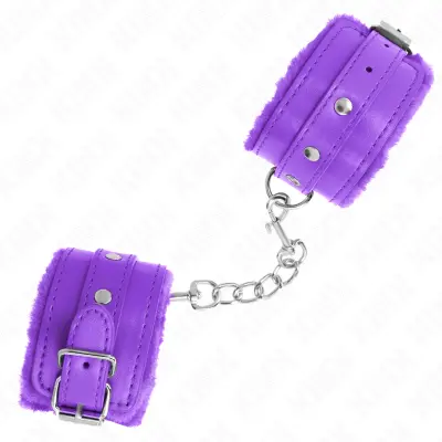 OKOVI ZA ZAPESTJE Kink Premiuim Fur Lined Purple