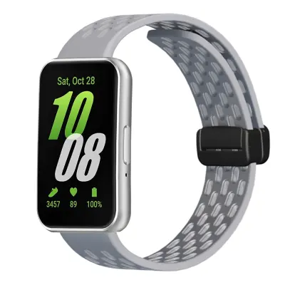 Pas za uro z magnetno zaponko za Samsung Galaxy Fit 3 Grey