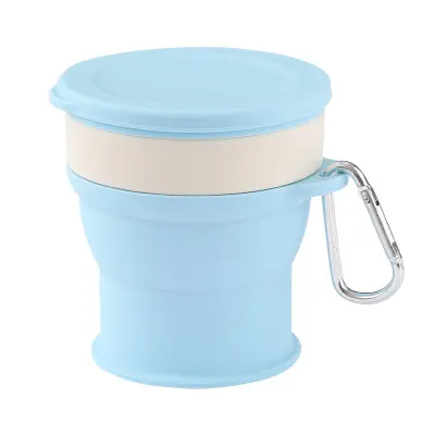 Zložljiv lonček 250 ml - idealen za potovanja in aktivnosti na prostem Blue