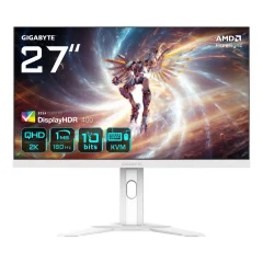 Monitor GigaByte 68,6 cm (27,0") M27QA ICE 2560x1440 Gaming 180Hz SS-IPS 1ms 2xHDMI DisplayPort USB-C 10W 2xUSB3.2 HAS  DCI-P3-95% FreeSync KVM HDR400