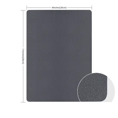 Samolepilni našitek iz PU usnja Grey