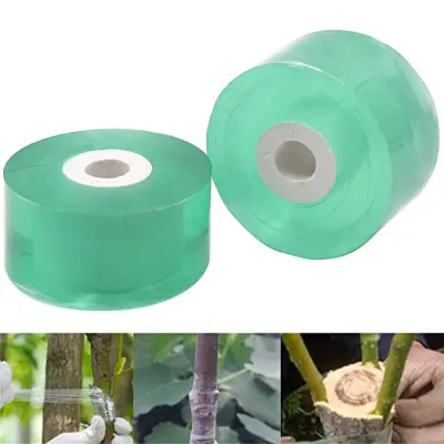 2 Pack Plant Grafting Tape  Transparent PVC Self-Adhesive Tape  5 cm