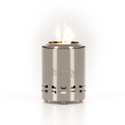 herQs Mighty - Kompaktna košara za ogenj brez dima