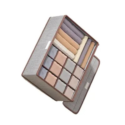 Škatla za shranjevanje spodnjega perila s pokrovom