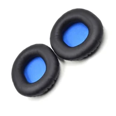 Ušesne blazinice iz črnega usnja za slušalke Sennheiser HD8 DJ
