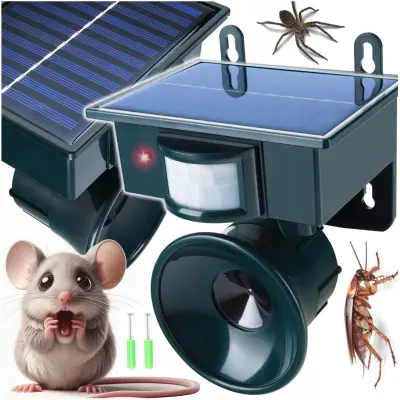 Ultrazvočni aku. odganjalec ptic in živali s senzorjem gibanja