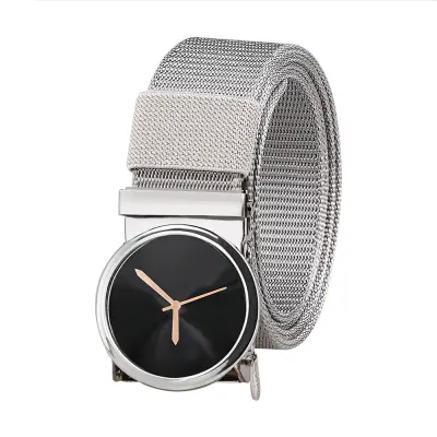 Platneni najlonski pas s kovinsko zaponko Gray