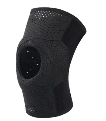 Tanka naramnica za ščitnike za kolena za poletne športe Black