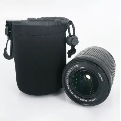 Torba za fotoaparat z debelo vrvico SLR Black  L