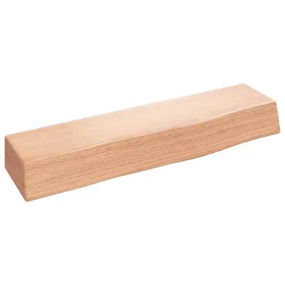 Stenska polica - Viseča Polica svetlo rjava 40x10x6 cm trdna hrastovina