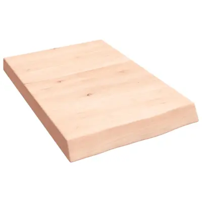 Stenska polica - Viseča Polica 40x60x(2-6) cm neobdelana trdna hrastovina