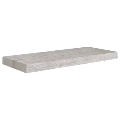 Stenska polica - Viseča Polica betonsko siva 60x23,5x3,8 cm MDF