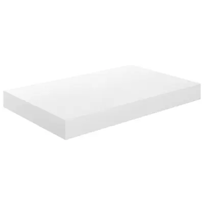 Lebdeča Stenska polica - Viseča Polica sijaj bela 40x23x3,8 cm MDF