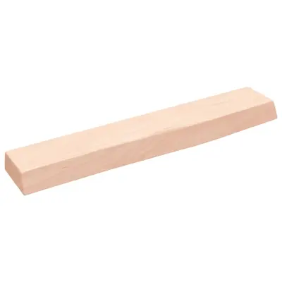 Stenska polica - Viseča Polica 60x10x4 cm neobdelana trdna hrastovina