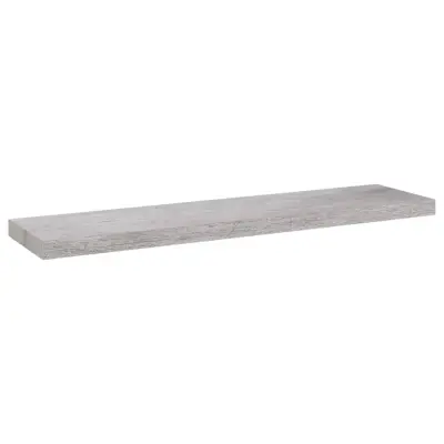 Stenska polica - Viseča Polica betonsko siva 90x23,5x3,8 cm MDF