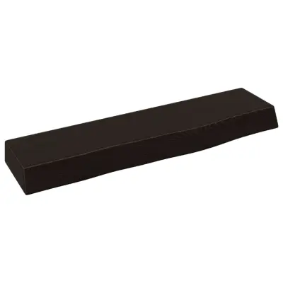 Stenska polica - Viseča Polica temno rjava 40x10x4 cm trdna hrastovina