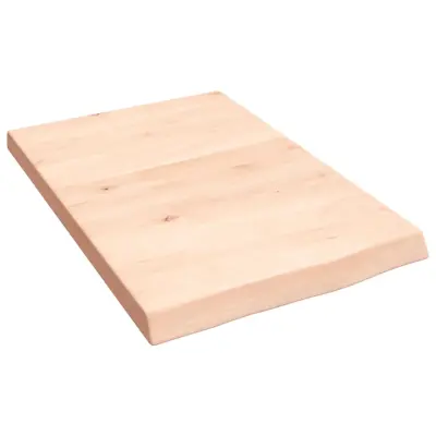 Stenska polica - Viseča Polica 40x60x(2-4) cm neobdelana trdna hrastovina