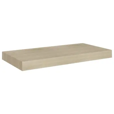 Stenska polica - Viseča Polica barva hrasta 50x23x3,8 cm MDF
