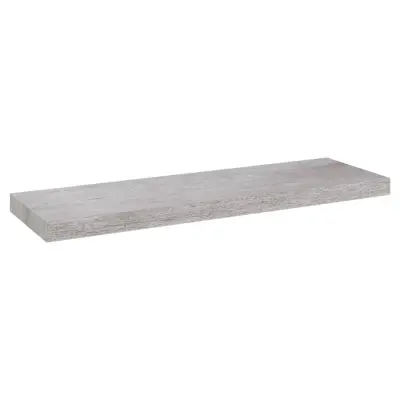 Stenska polica - Viseča Polica betonsko siva 80x23,5x3,8 cm MDF