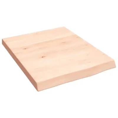 Stenska polica - Viseča Polica 40x50x(2-4) cm neobdelana trdna hrastovina