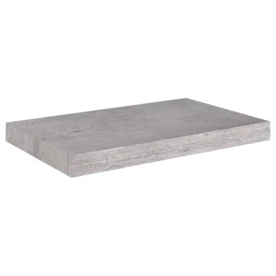 Stenska polica - Viseča Polica betonsko siva 50x23x3,8 cm MDF
