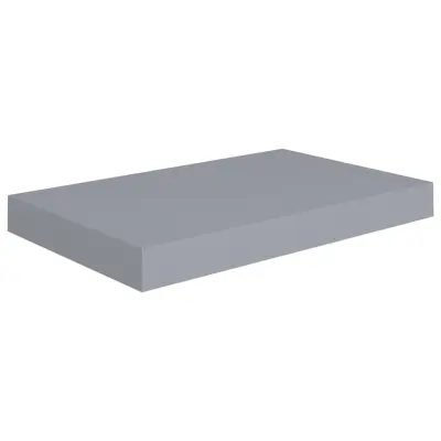 Stenska polica - Viseča Polica siva 40x23x3,8 cm MDF