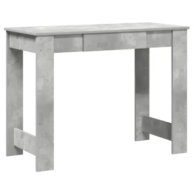 Pisalna miza - Računalniška miza betonsko siva 100x45x75 cm inženirski les
